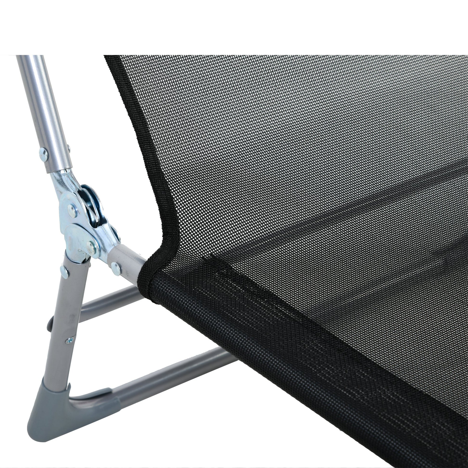 Outsunny Tumbona Plegable Y Reclinable Con Reposacabezas Y Respaldo Ajustable_3