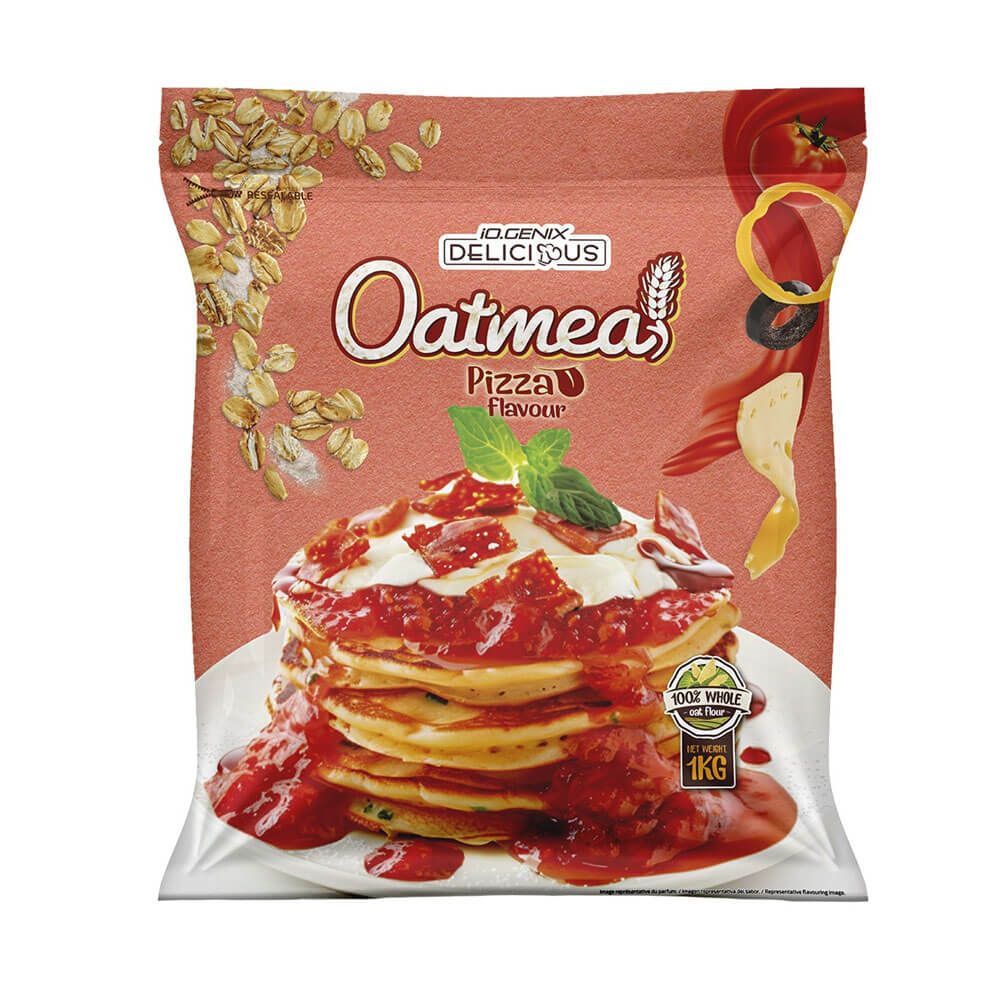 Harina De Avena - 1kg - Sabor A Pizza - Avena - Io.genix_0