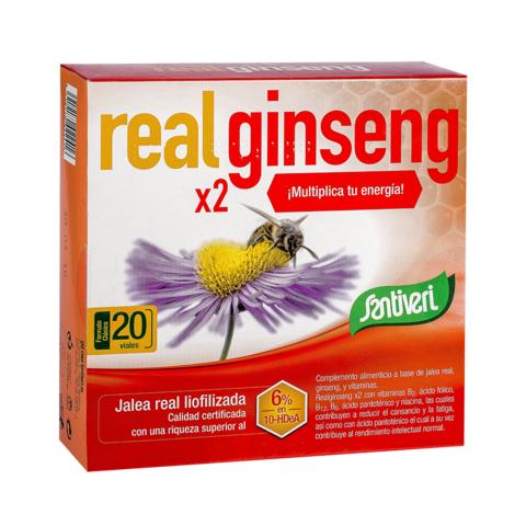 Realginseng x 2 Santiveri 20 frascos