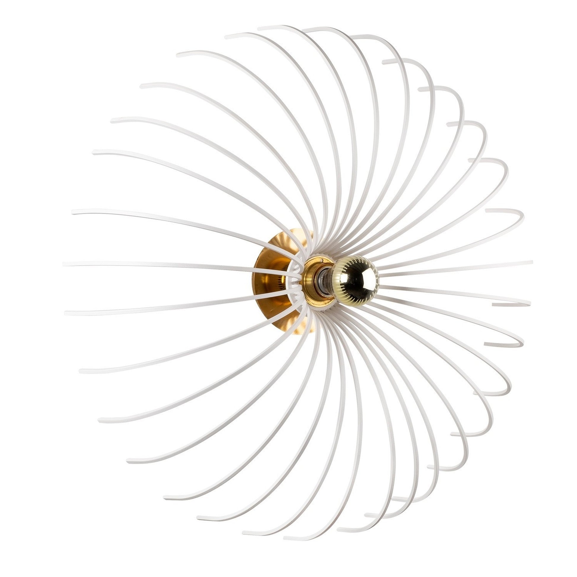 Aplique De Pared, Metal , Blanco, 16x16x56, Casquillo E 27 Max 40 W_4