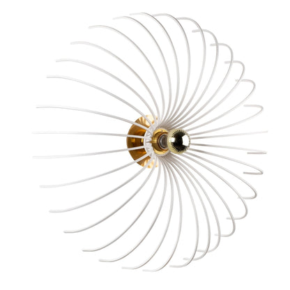 Aplique De Pared, Metal , Blanco, 16x16x56, Casquillo E 27 Max 40 W_4