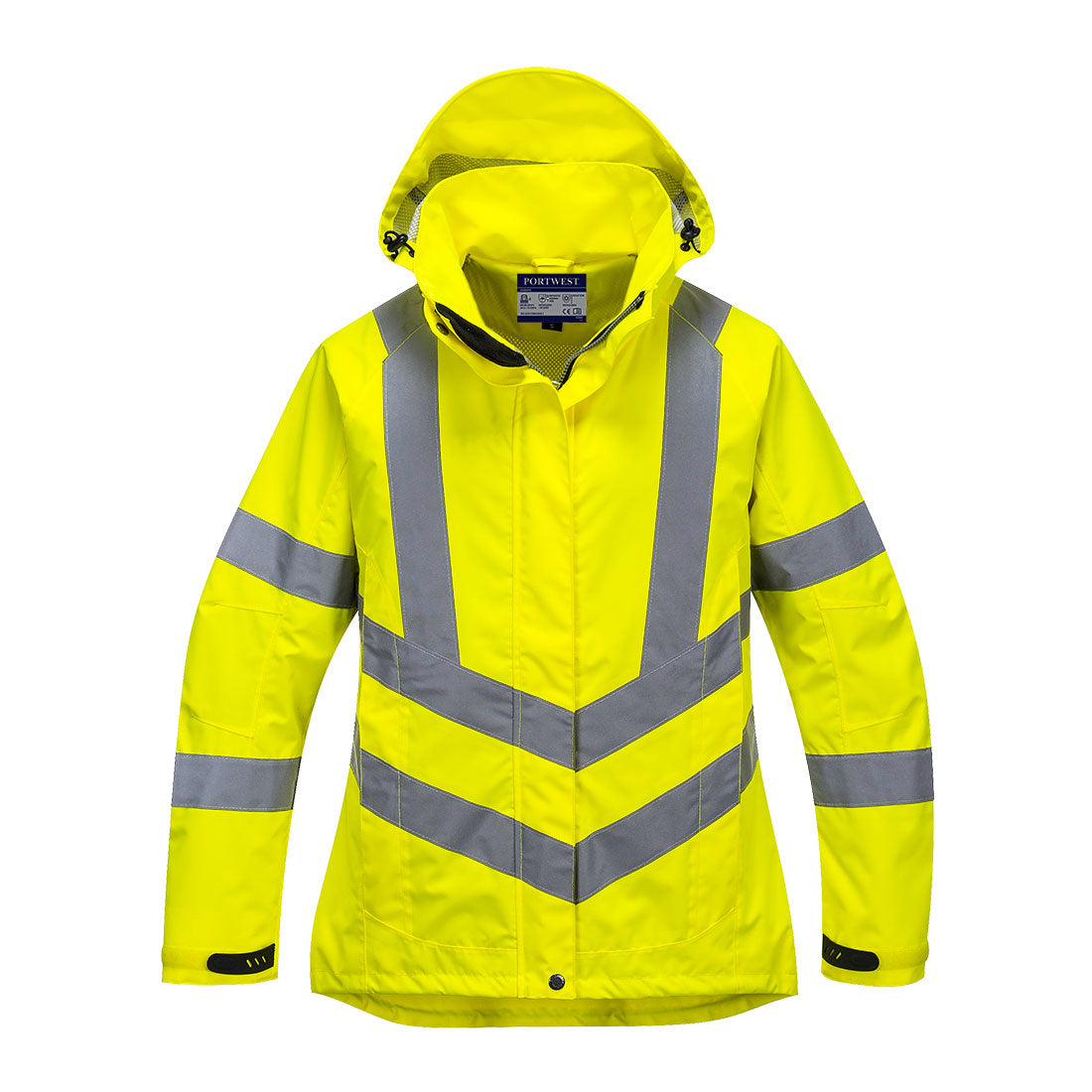 Chaqueta Impermeable Y Transpirable De Alta Visibilidad Para Mujer / Xl / Amarillo_0