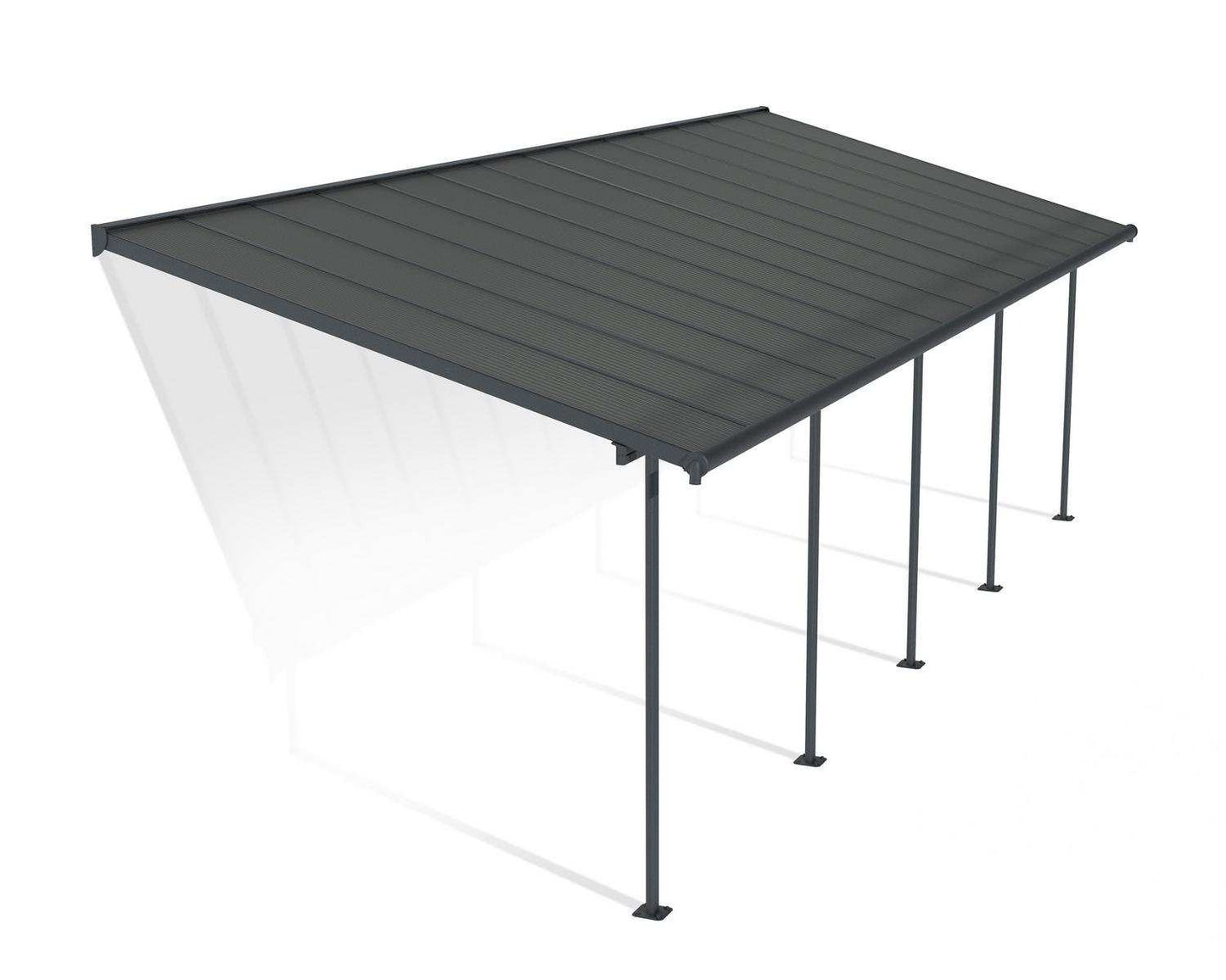 Pérgola anexa Capri 299x860 cm cinzento Canopia da Palram 