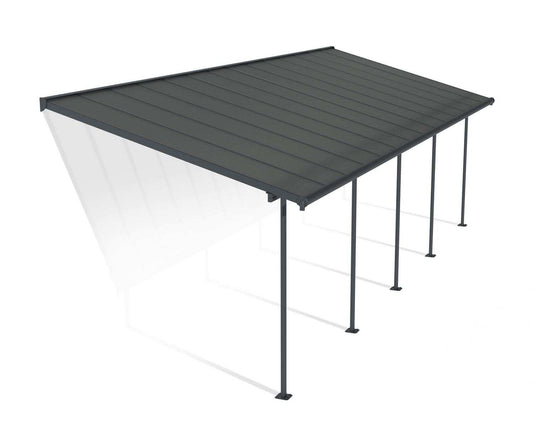 Pérgola anexa Capri 299x860 cm cinzento Canopia da Palram 