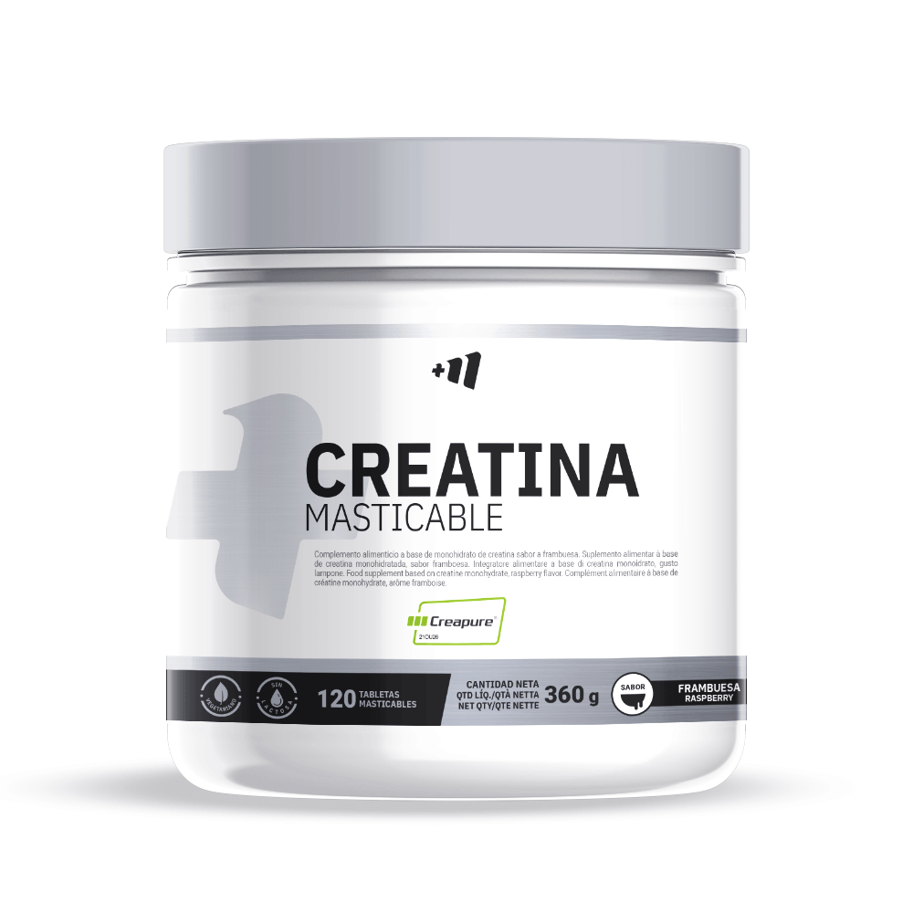 Creatina Monohidrato (creapure®) - 120 Tabletas Masticables - Frambuesa - Aumenta La Fuerza - Masmusculo_0