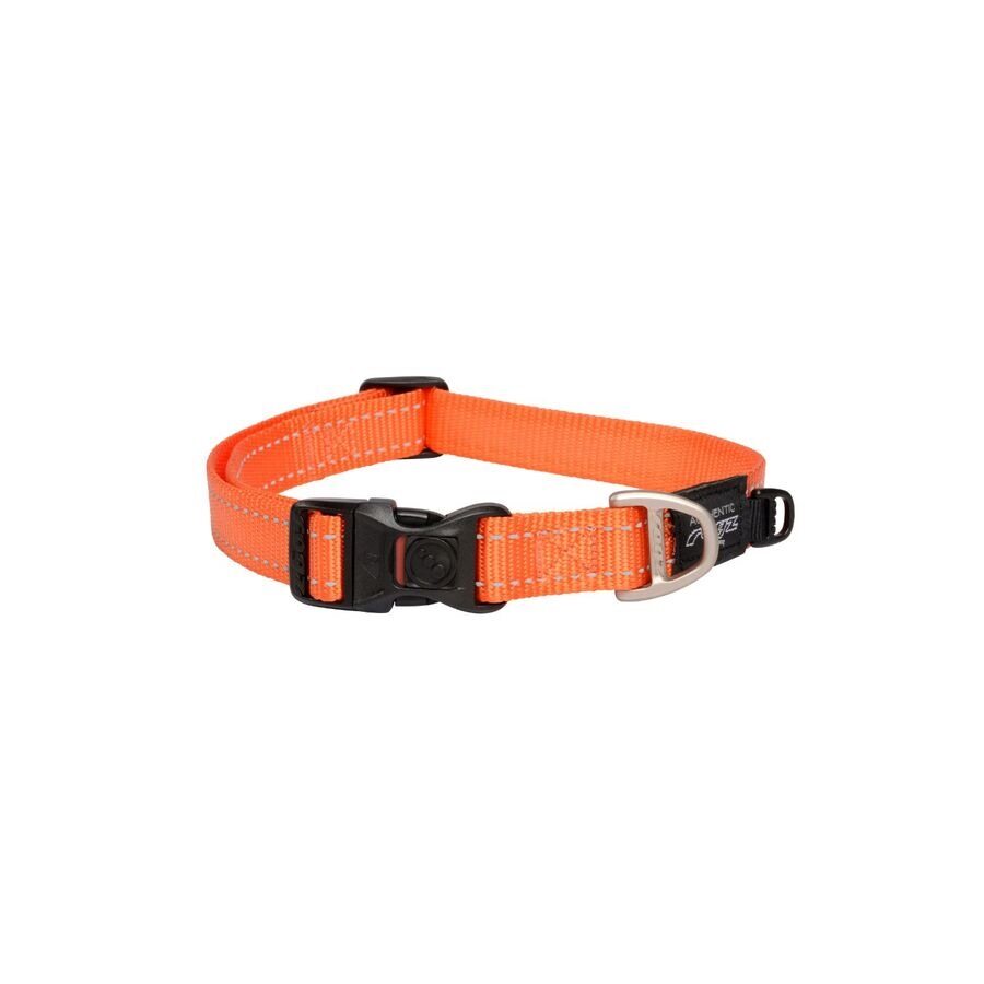 Collar Para Perro, Modelo Classic De Rogz Color Naranja. Talla L (21-40kg)_0