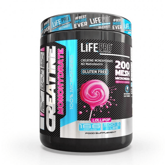Creatina Monohidrato 200 Mesh - 500g - Lollipop - Creatina Monohidrato - Lifepro_0