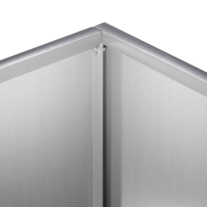Macetero De Jardín Plateado 60 X 40 X 40 Cm Acero Galvanizado_4