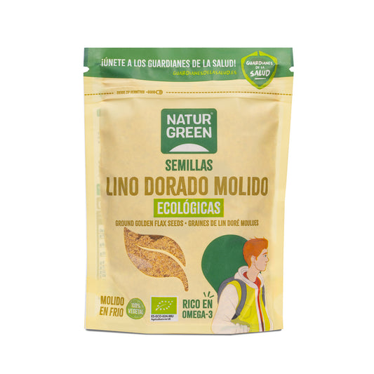 Sementes de Linhaça Dourada Moídas Biológicas NaturGreen 150 g