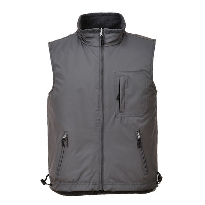 Chaleco De Calor Rs Reversible / 4xl / Azul Marino_0
