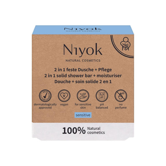 Niyok Sensitive Body Cleanser com Loção 80 g