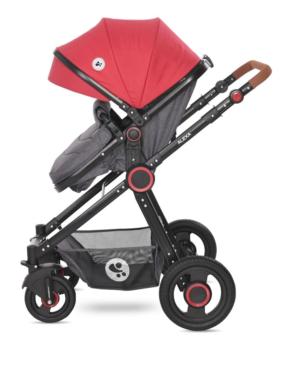 Carrito De Bebé Trío Alexa Cherry Red_3