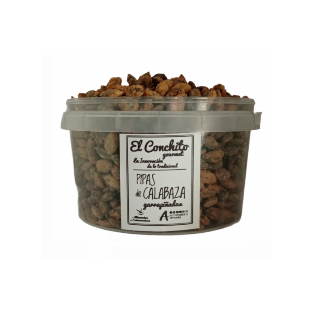 Pipas De Calabaza Garrapiñadas Tarrina 225 G_0