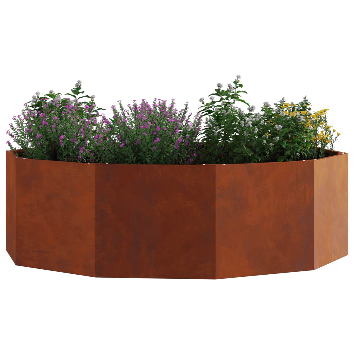 Jardinera Oxidado 120 X 120 X 35 Cm Acero Autopatinable_2