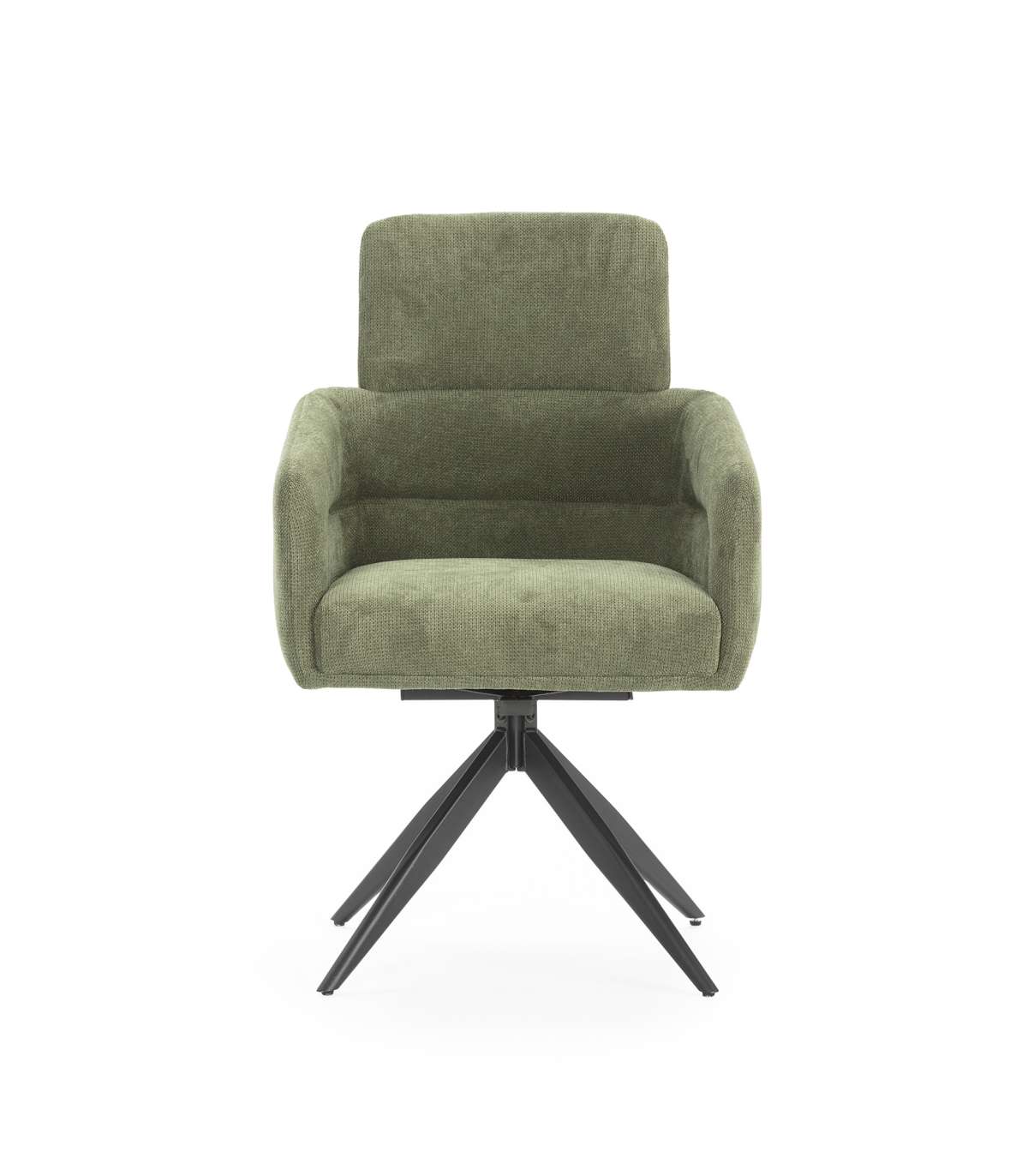 Pack De 2 Sillones Giratorios Modelo Maggie Tapizado Textil Verde, 93cm(alto) 58cm(ancho)_5