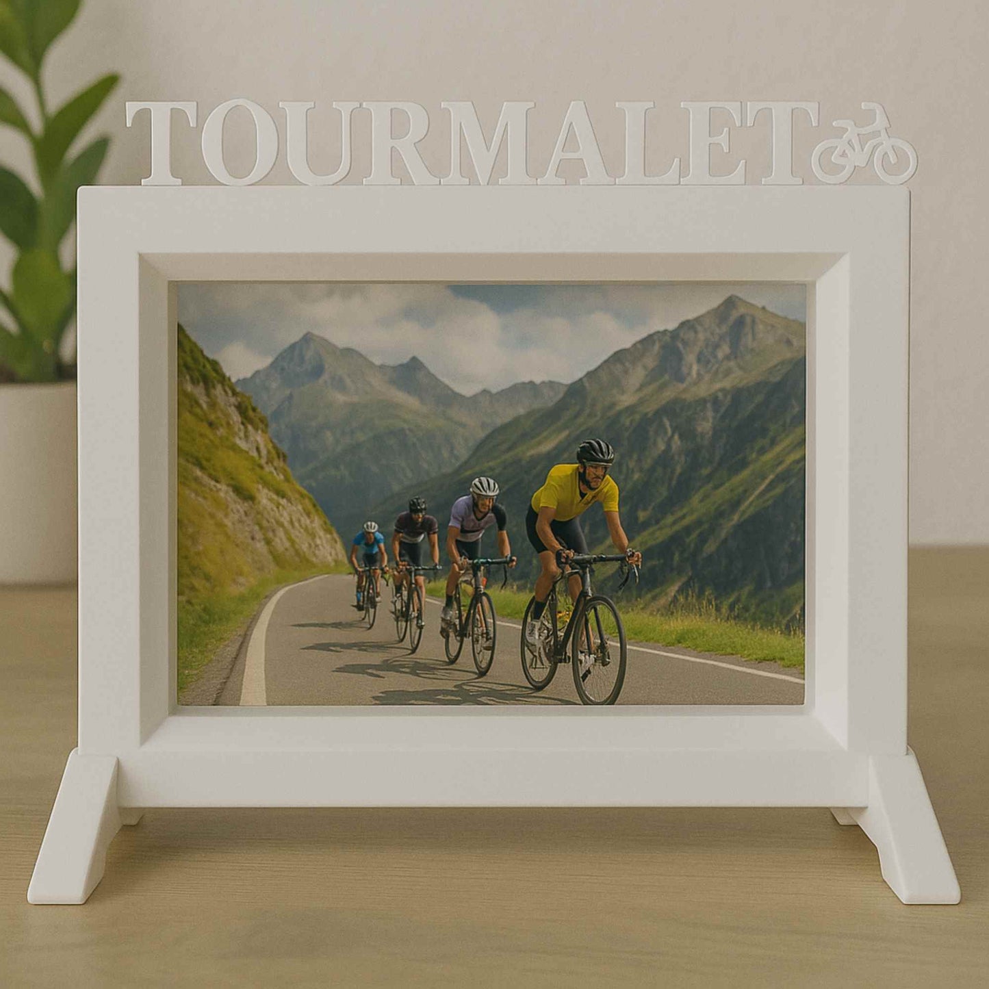 Wellhome - Marco Tourmalet Blanco 20,5x13,5 Cm Para Fotos 10x15 Cm_2