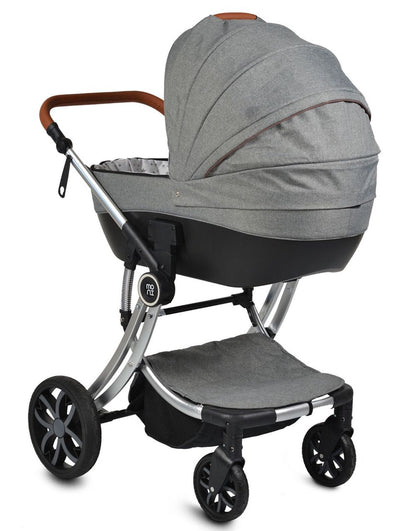Trío Con Capazo Duro Y Convertible Polly Grey_1