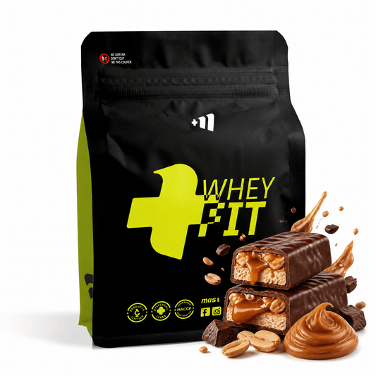 Whey Fit - 2kg - Sniker - Chocolate Cacahuete Caramelo - Aumenta La Masa Muscular - Masmusculo_0