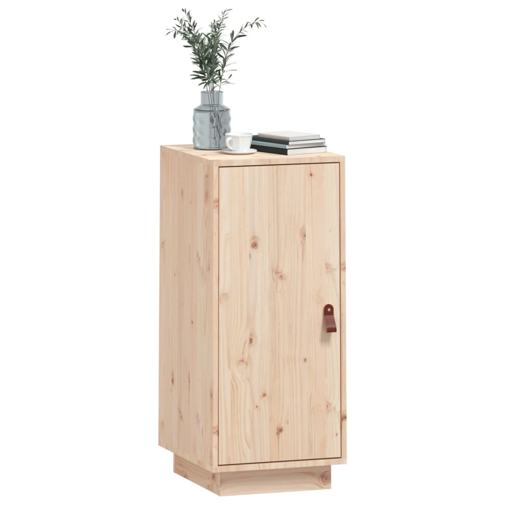 Aparador De Madera Maciza De Pino 34x40x75 Cm / Vetonek_3