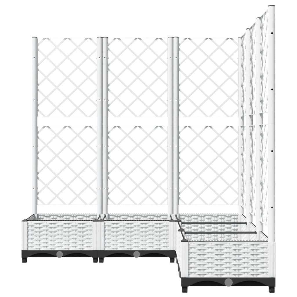Macetero De Jardín Blanco 120 X 120 X 121,5 Cm_4