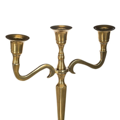 Wellhome Portavelas Metal Dorado 3 Cabezas_4