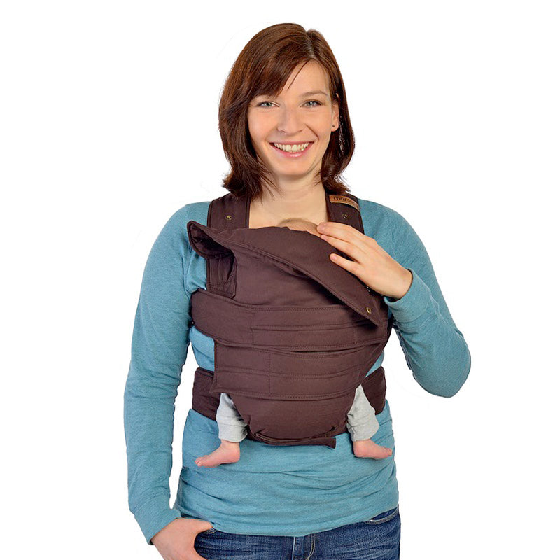 Mochila Portabebé, Marsupi Chocolate. Talla L_1