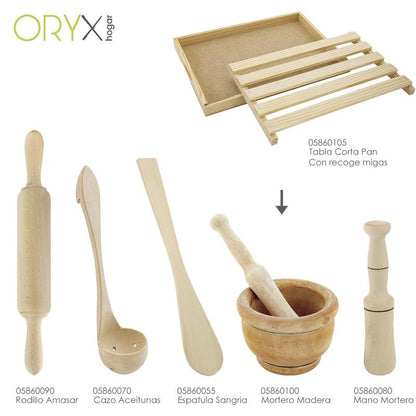 Mortero Madera Cocina Oryx Ø 14 Cm_2