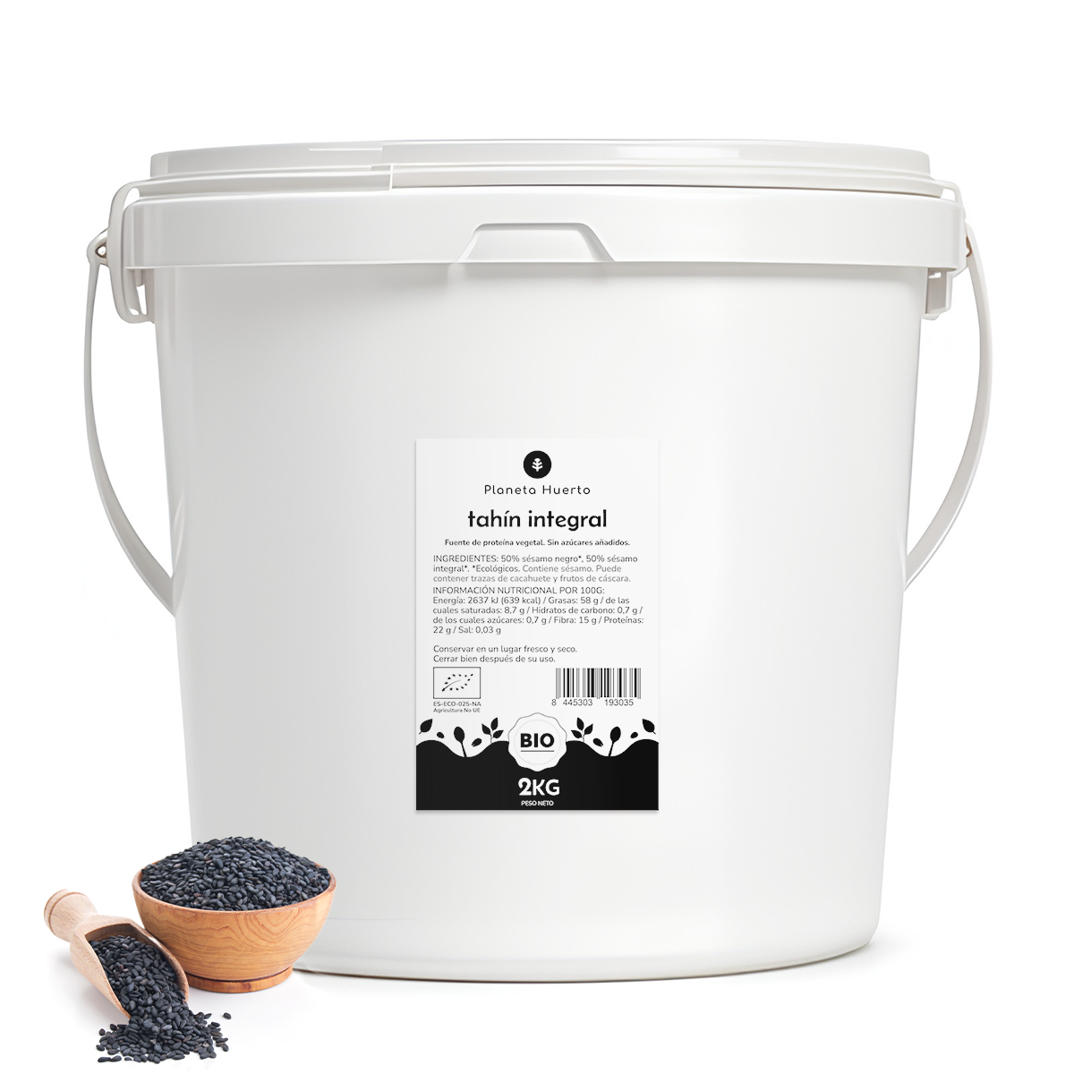 ECO Planeta Huerto tahini de sésamo inteiro 2kg