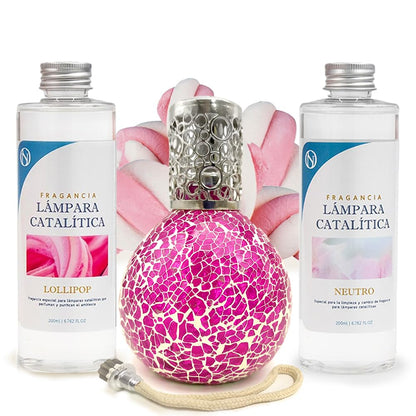 Pack Ahorro Mosaico Fucsia + Fragancia Lollipop 500ml + Limpiador Neutro 200ml + Mecha De Repuesto_0