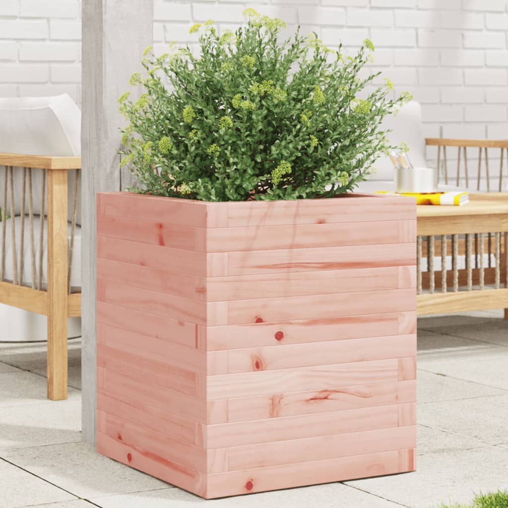 Jardinera De Madera Maciza Douglas 40x40x46 Cm_1