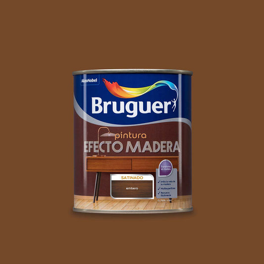 Pintura Efecto Madera - 750 Ml - Roble Claro_0