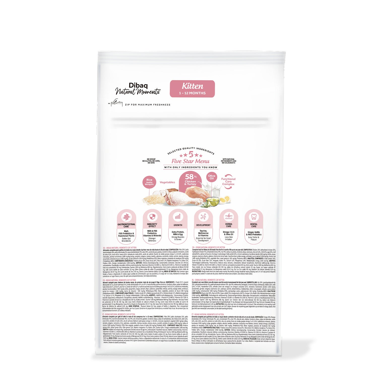 Dibaq Natural Moments 5 Star Gatito 1,5kg_1