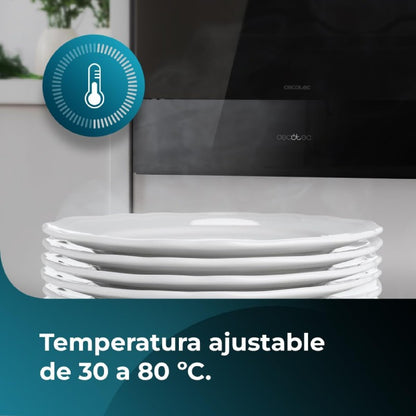 Cecotec Calientaplatos Bolero Hexa Wd Glass Black_2