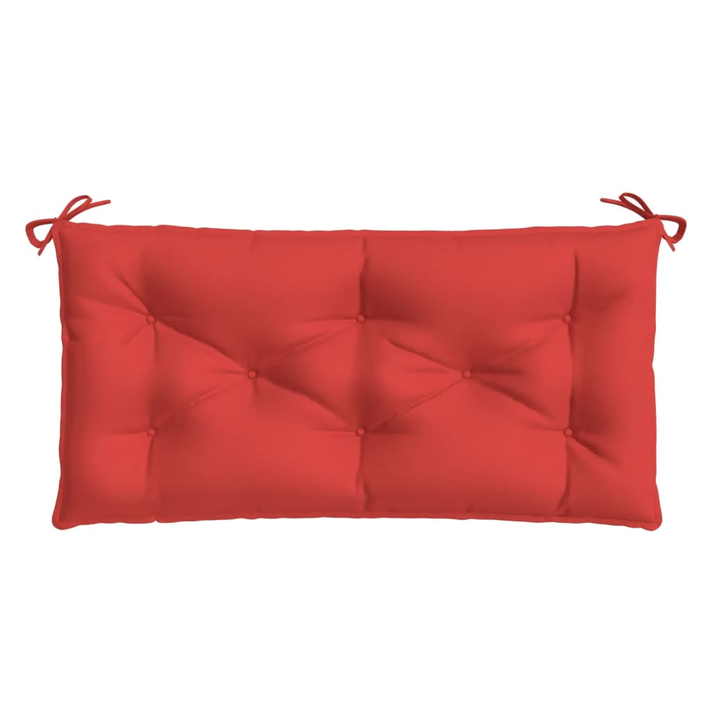 Vidaxl Cojín Para Banco De Jardín Tela Rojo 110x50x7 Cm_3