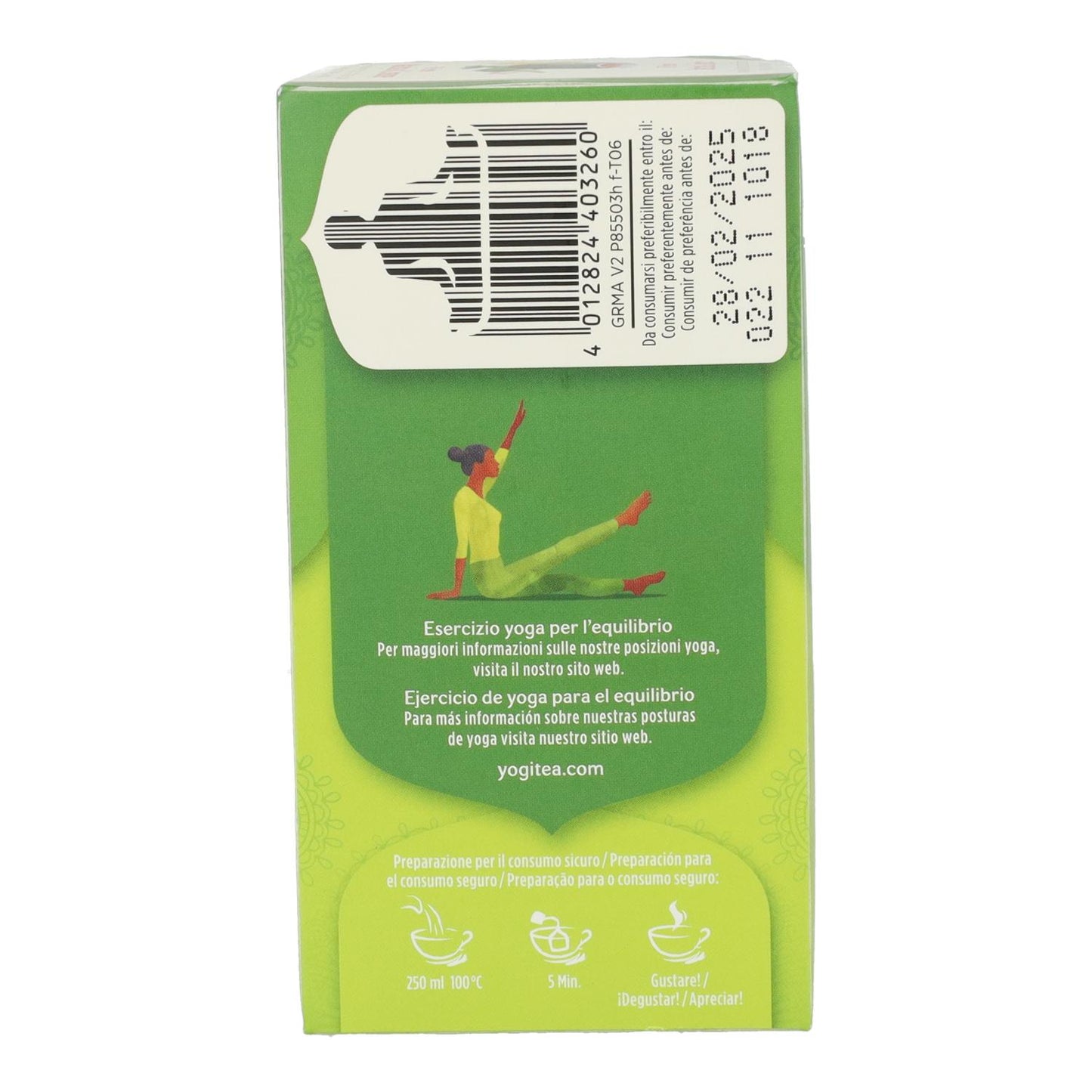 Yogi Tea Chá Verde Biológico e Matcha Limão, 17 saquetas