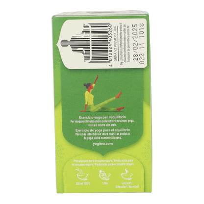 Yogi Tea Chá Verde Biológico e Matcha Limão, 17 saquetas
