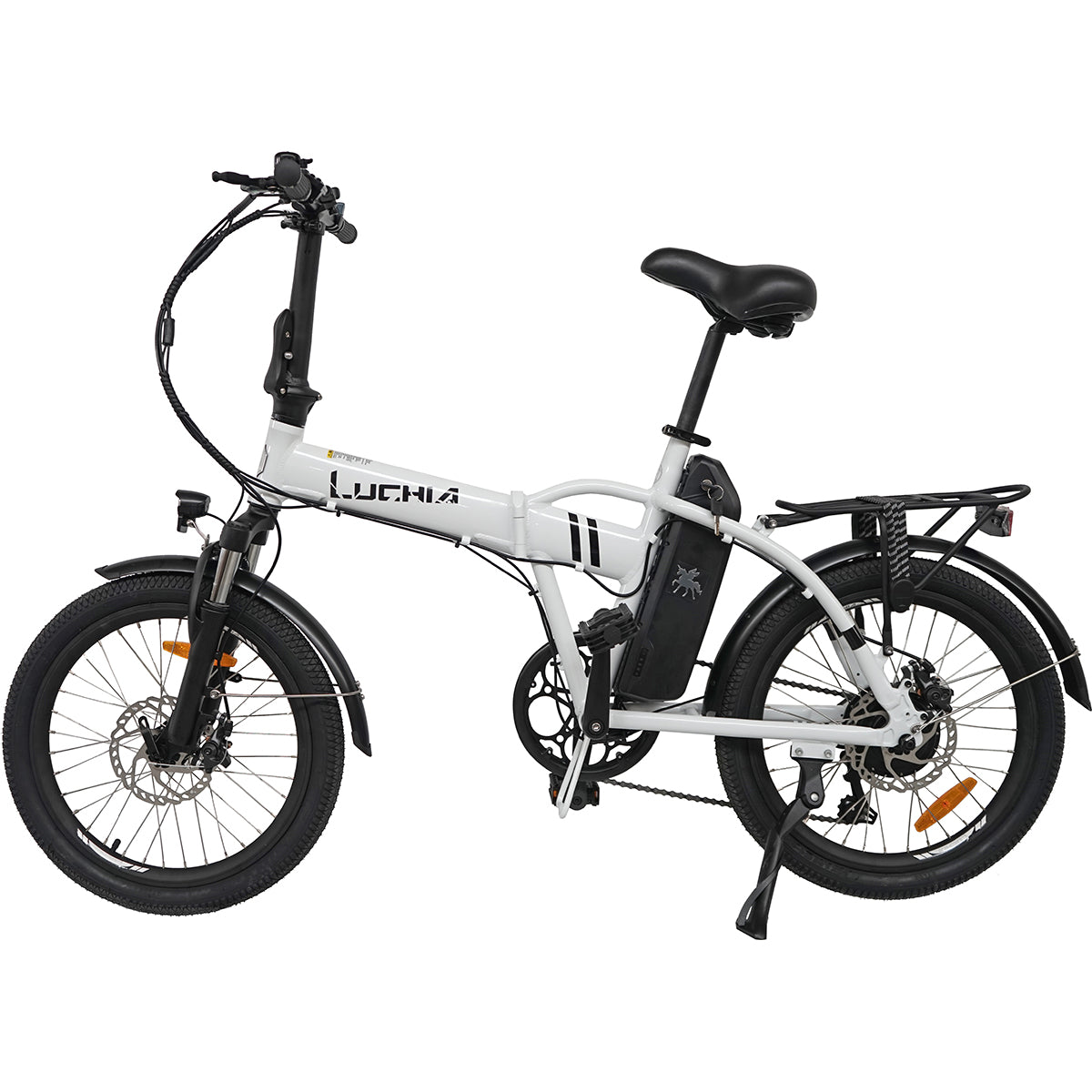 Sirio 250w 36v 10ah (360wh) Bicicleta Eléctrica De Paseo Plegable - Rueda 20 X 1.95 Color Blanco_0
