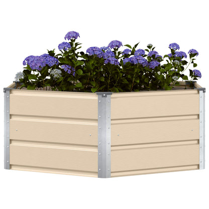 Jardinera Marfil 129 X 129 X 45 Cm Acero_2