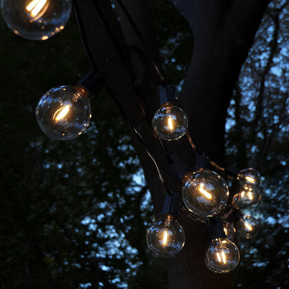 Well Home Set De 10 Luces Blancas Cálidas De Fiesta Solar Con Panel Led Grises_3