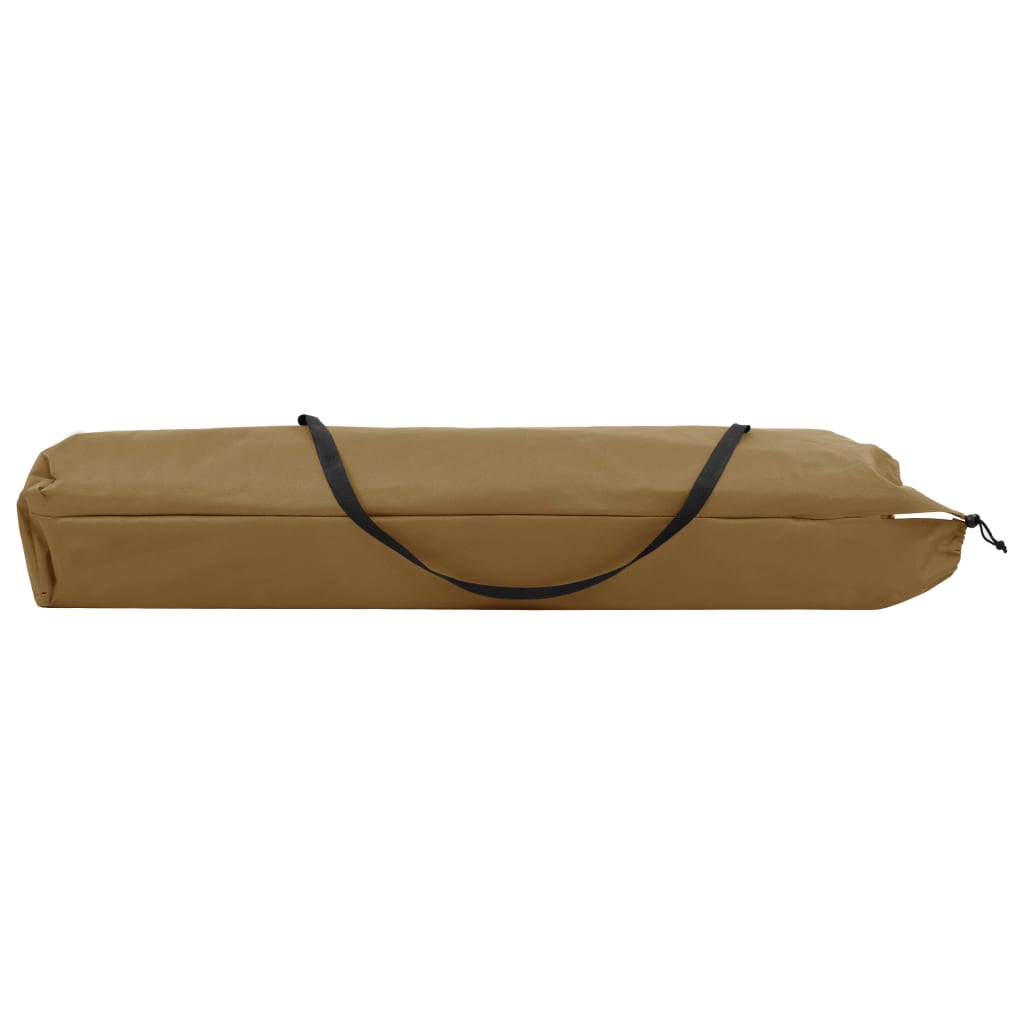 Tumbona Plegable Para 2 Personas Acero Gris Taupe_4