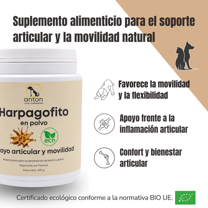 Harpagofito ECO para perros y gatos – Confort articular – 100 g_1