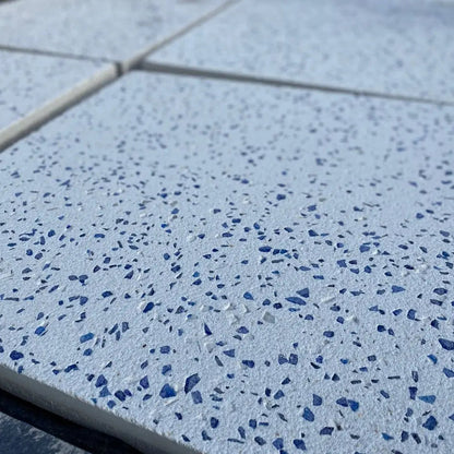 Losa Cuadrada 75x75 Cm | Recycla / Palet - 14 Unidades / 75x75x5 Cm. / Blanco + Vidrio Azul_0