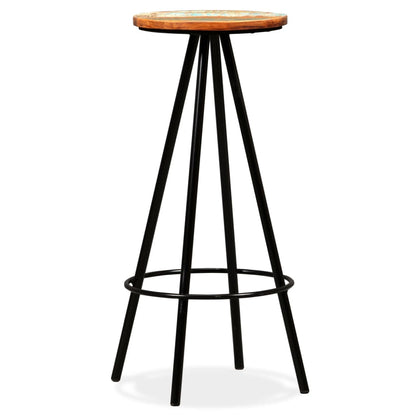 Taburetes De Cocina 4 Unidades Madera Maciza Reciclada_5