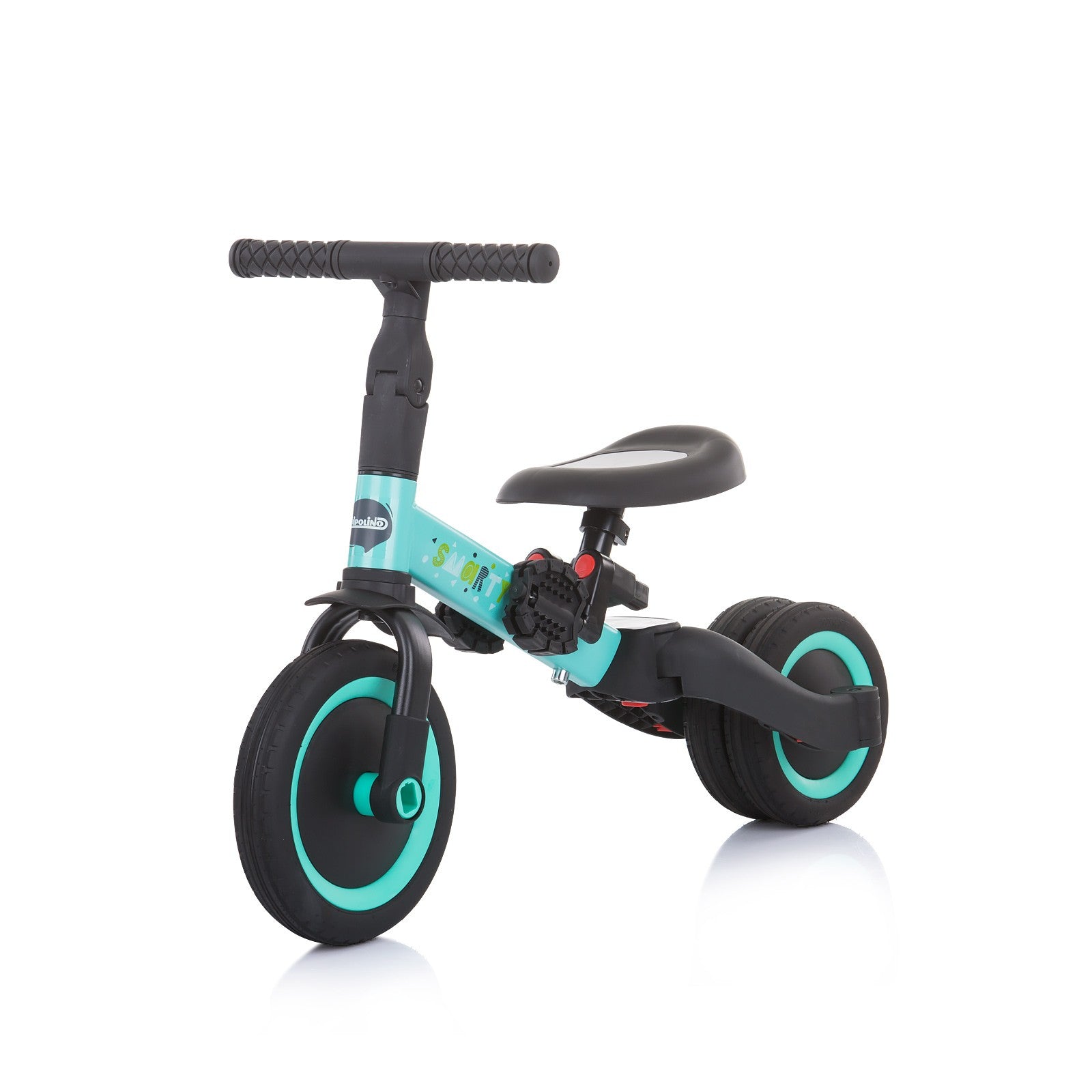 Triciclo Convertible En Bicicleta Con Pedales Smarty Mint_2
