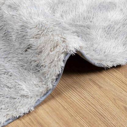 Vidaxl Alfombra De Pelo Largo Navarra Gris Claro 200x200 Cm Poliéster_4