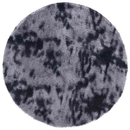 Vidaxl Alfombra De Pelo Largo Navarra Gris Oscuro 240x240 Cm Poliéster_0