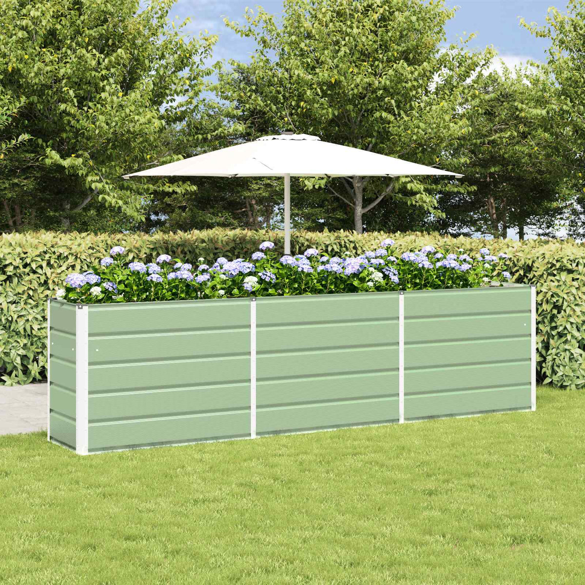 Jardinera Verde Pastel 290 X 50 X 75 Cm Acero Galvanizado_1