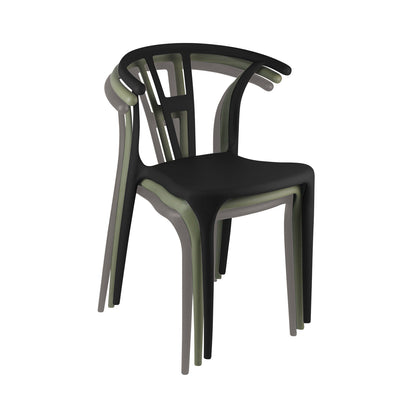 Pack 4 Sillas De Exterior Apilables Scarlett 75x52x49,5cm Thinia Home_5