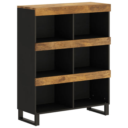 Armario Auxiliar Madera Maciza De Mango 85x33x107 Cm_0