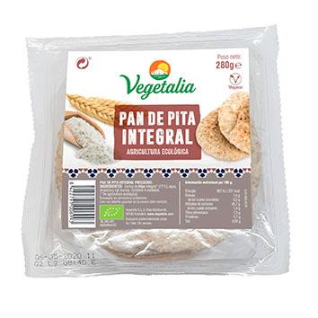 Pão Pita Integral Vegetalia Biológico 280 gr (4 unidades) 